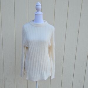 Hippie Rose Cream Turtleneck Sweater